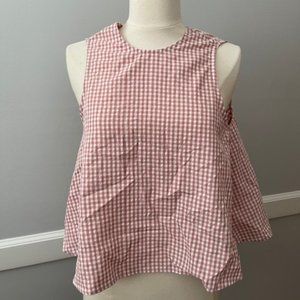 Gingham Patterned, Flowy Top